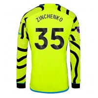 Camiseta Arsenal Oleksandr Zinchenko #35 Visitante Equipación 2023-24 manga larga
